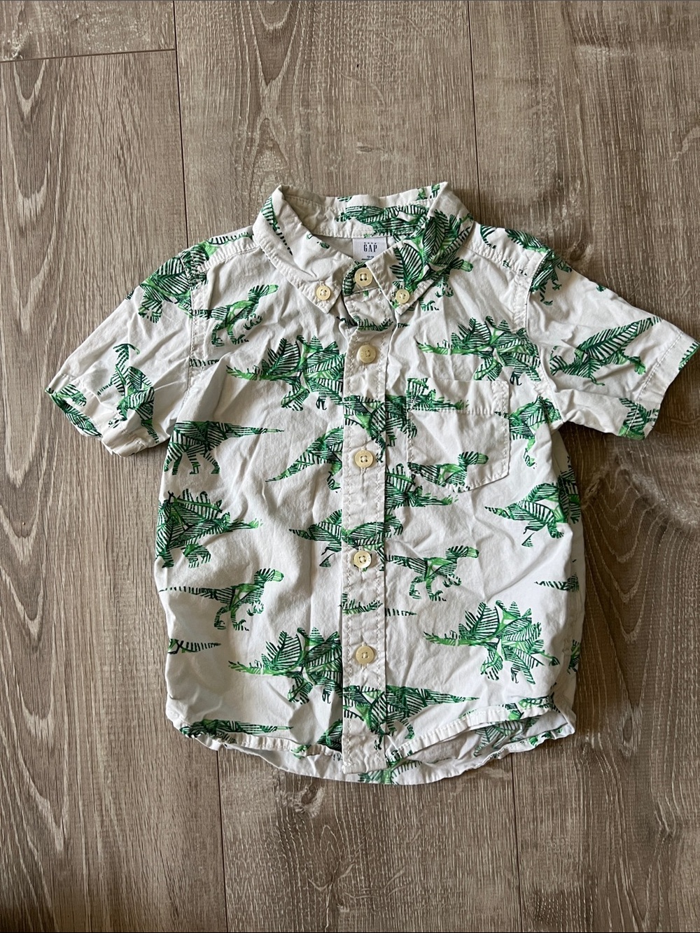 Baby Gap Dinsosaur button up
